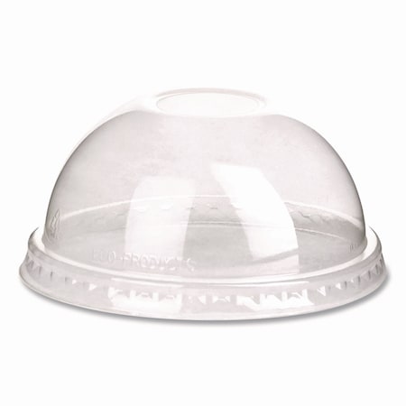 Eco-Products GreenStripe Cold Cup Dome Lids, With Hole, Fits 9oz to 24oz Cups, Clear, PK1000 EP-DLCC